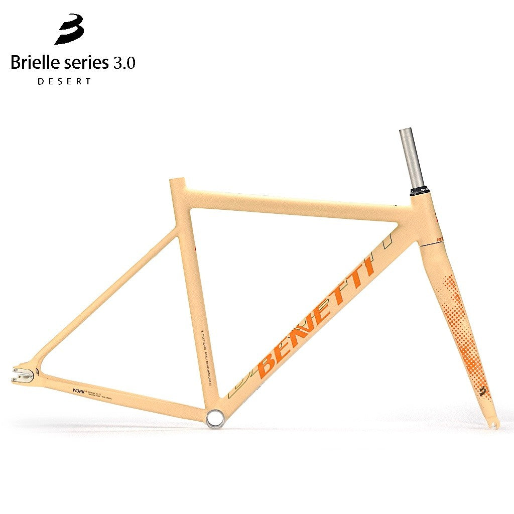 BJ Cycle Benetti Brielle 3.0 Desert Track Frameset