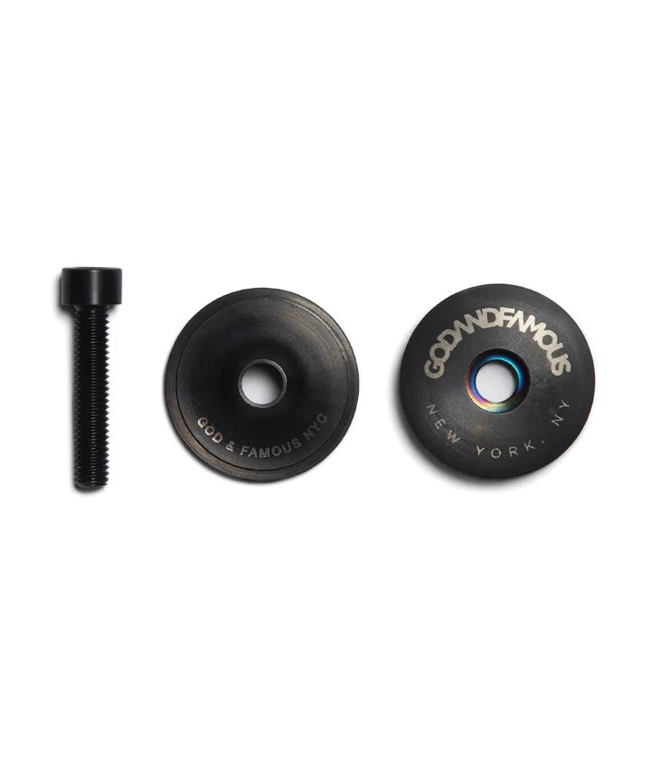 God & Famous Team Titanium Top Cap