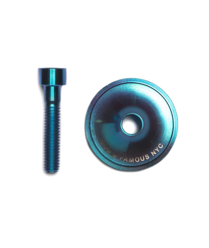 God & Famous Team Titanium Top Cap