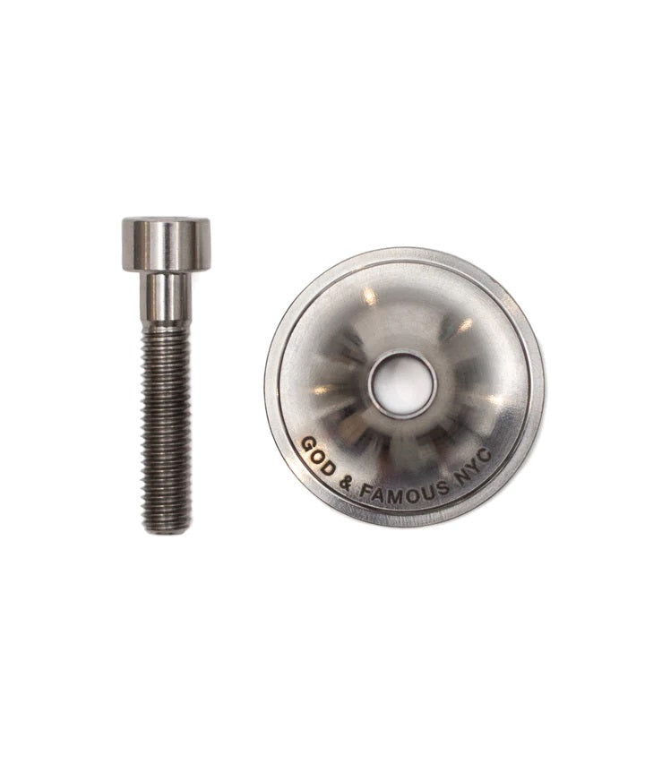 God & Famous Team Titanium Top Cap