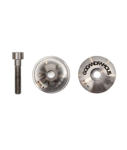God & Famous Team Titanium Top Cap