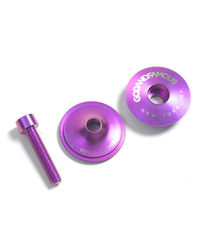 God & Famous Team Titanium Top Cap