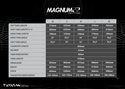 Skream Magnum22 Track Frameset
