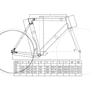 Tsunami Seaboard FA03 Track Frame Set