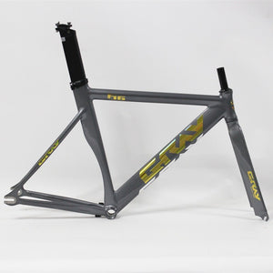 Gray F16 Track Frameset (Alu Carbon Fork Version)