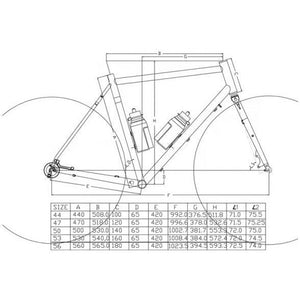 Tsunami Seaboard CX03 Gravel Frameset