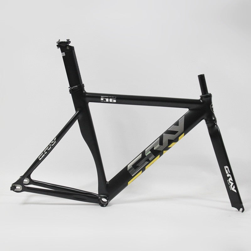 Gray F16 Track Frameset (Alu Carbon Fork Version)