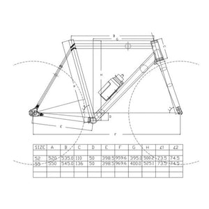 Tsunami Seaboard FA01 Track Frameset