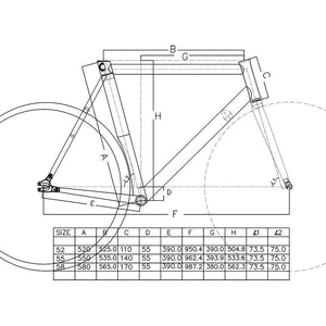 Tsunami SNM300 2025 Track Frameset