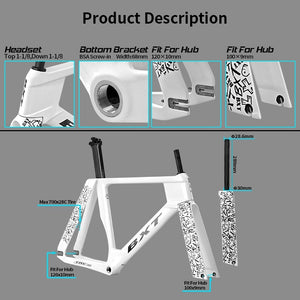 BXT TRC-195 Track Frameset (PRE-ORDER)