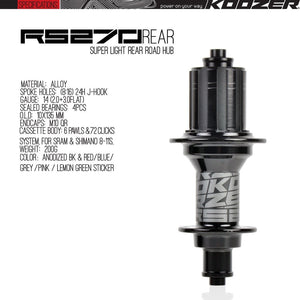 Koozer RS270 (6 pawls & 72 Clicks)